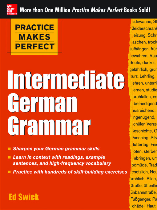 Cover image for Practice Makes Perfect Intermediate German Grammar